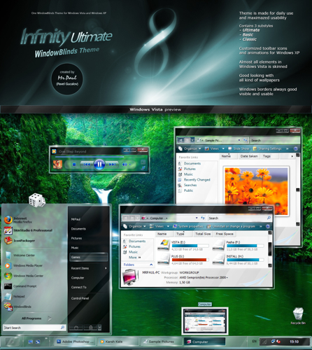 INFINITY Ultimate Windowblind Skin INFINITY Ultimate Windowblind Skin