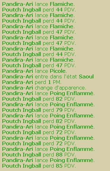 Pandira-Ari pandalette Eau/feu chasseuse lvl 107 Kabuto-flamiche-poing-crop-159a356