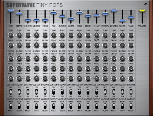 Superwave Tiny Pops VSTi 1.1 Superwave Tiny Pops VSTi 1.1
