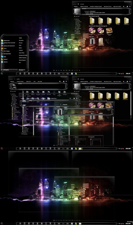 Night City Tema para Windows 7
